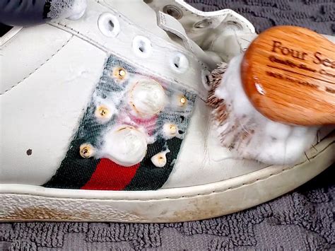 how to keep my gucci sneakers clean|how to clean gucci sneakers.